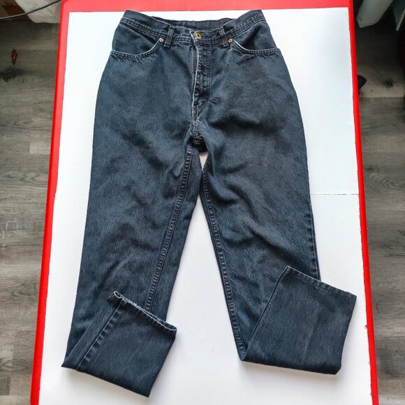 Vintage Santana by Parasuco jeans women's size 31 black curvy high-rise - Picture 1 of 15